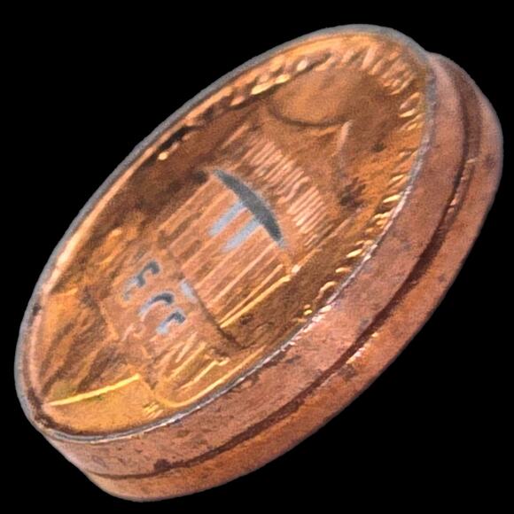 Wide Rim 2021D Lincoln Shirld Cent Penny Plating Error Rim Cud Doubled Die READ - Picture 7 of 10